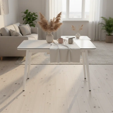 Marble-Top Dining Table Dining Table Kitchen & Dining Room Tables