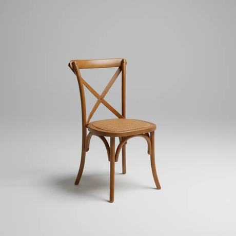 Cross-Back Wooden Dining Chair Dining Chair Dining Chairs