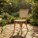 Woven Rope Back Dining Chair Dining Chair Dining Chairs
