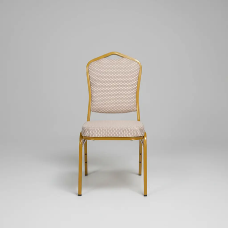 Padded Banquet Chair - Dotted Fabric Banquet Chair Dining Chairs