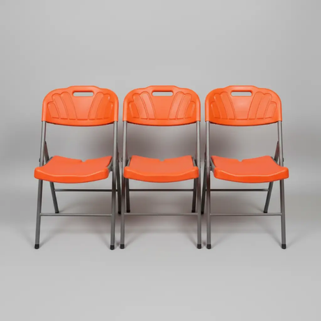 Foldable Plastic Chair with Carry Handle Folding Chair Folding Chairs