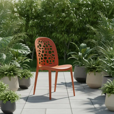 Spider Perforated Plastic Dining Chair Dining Chair Dining Chairs