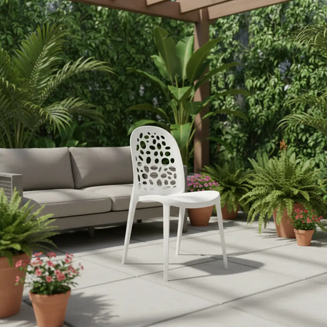Spider Perforated Plastic Dining Chair Dining Chair Dining Chairs