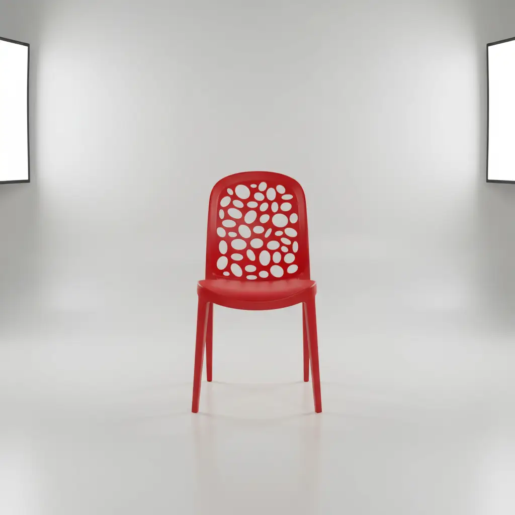 Spider Perforated Plastic Dining Chair Dining Chair Dining Chairs