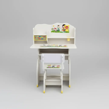 Kids Study Desk & Chair Set with Bookshelf Kids Furniture Kids' Desks
