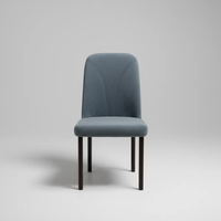 Curved Velvet Dining Chair set of 4 Dining Chair Dining Chairs