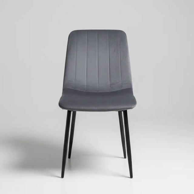 Curved Velvet Dining Chair set of 4 Dining Chair Dining Chairs