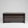 Executive Office Desk with Mobile Pedestal - Dark Walnut Office Desk Executive Desks