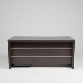 Executive Office Desk with Mobile Pedestal - Dark Walnut Office Desk Executive Desks