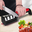 3-Slot Manual Knife Sharpener - Non-Slip Base Kitchenware Manual Knife Sharpeners