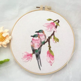 Cross Stitch Embroidery Kit - 20cm Hoop Craft Kit Needlecraft Kits