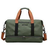 Military Green Duffle Bag with Shoe Compartment Duffle Bag Gym Duffel Bags