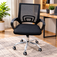 Mid-Back Mesh Office Chair with Lumbar Support & Chrome Base Office Chair Office Chairs