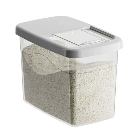 10kg Rice Storage Box | Insect Proof, Moisture Proof, Sealed Food Grain Dispenser for Rice and Pet Food
