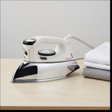 Heavy Duty Steam Iron 1000–1300W – Non-Stick Soleplate with Steam Control