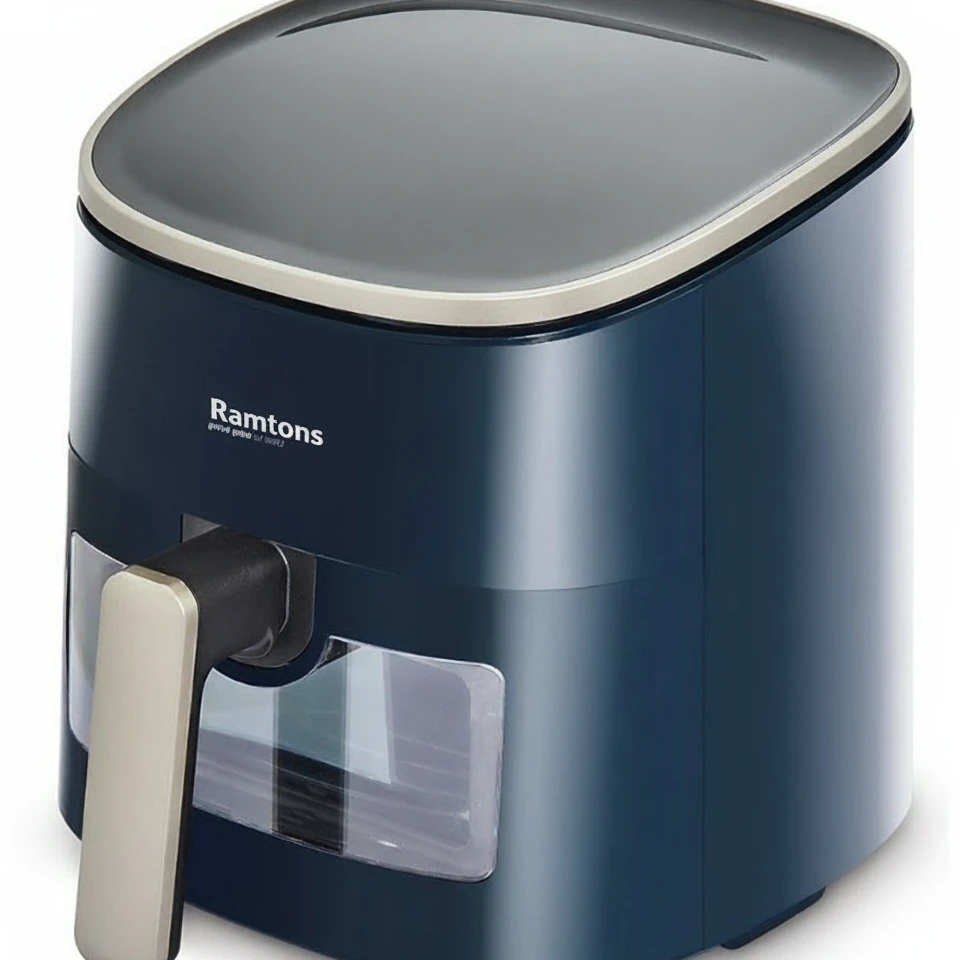 Air Fryer 3.5 Litre Blue - 1300W with 8 Preset Cooking Modes Kitchen Appliances Air Fryers