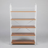 4-Tier Shoe Rack - Wood and White