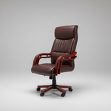Executive Office Chair - Brown Leather