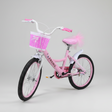 Children's Bicycle Size 20 with Front Basket and Safety Features