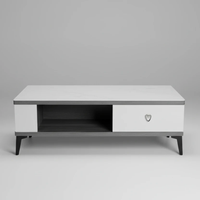 Sleek Modern Coffee Table with Storage Drawer Furniture Coffee Tables