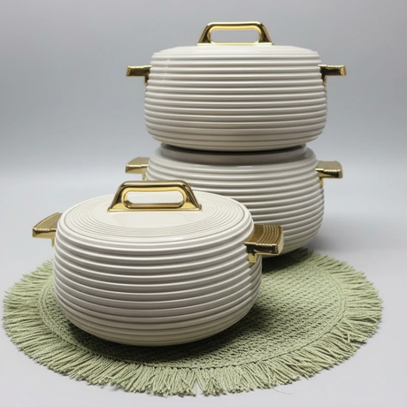 Luxurious 4pc Hotpot Set Classy and Elegant Kitchen & Dining Serving Platters