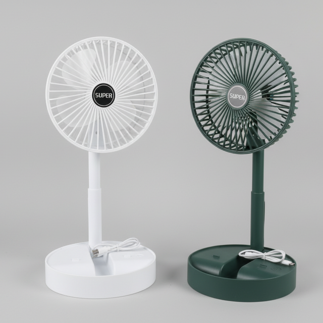 Telescopic Mini Foldable Fan 9W Expandable Height
