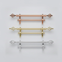 Double Curtain Rod 2 Metre Home Decor Curtain & Drape Rods