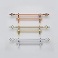 Double Curtain Rod 2 Metre Home Decor Curtain & Drape Rods