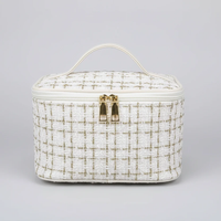 Tweed Luxury Cosmetic Bag Organizer Beauty & Personal Care Makeup Bags