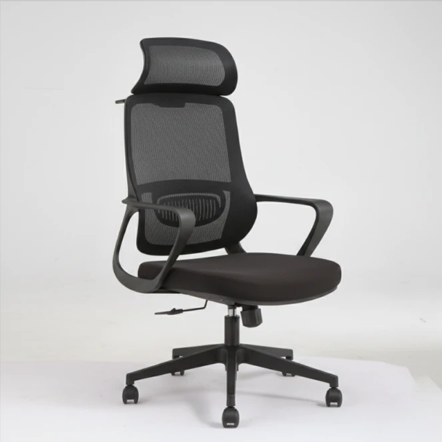 Office Chair - Black and Blue Ergonomic Design Furniture Office Chairs
