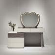 Dressing Table - Modern 100cm x 40cm x 75cm with LED Mirror (Without Chair)