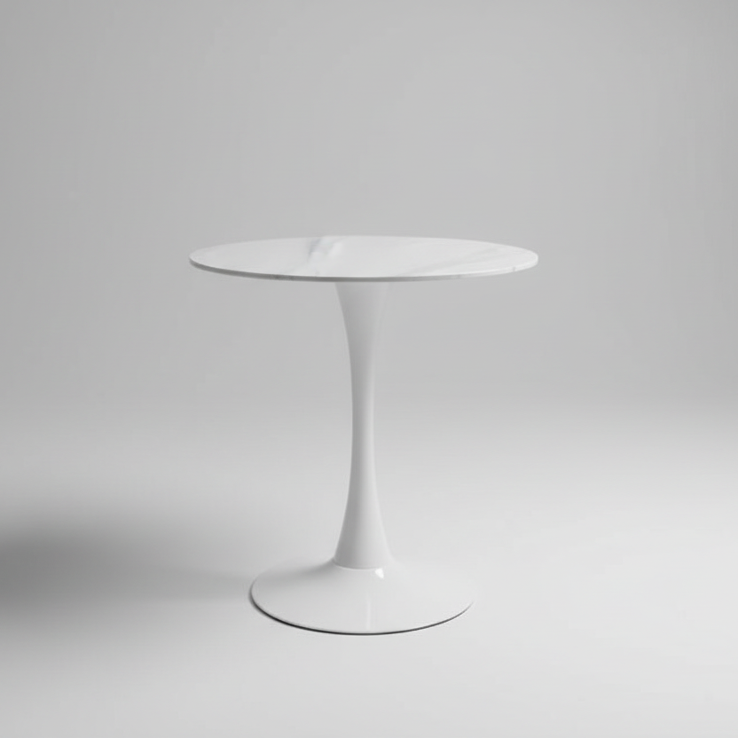 Dining Table - Modern Round with Tulip Base