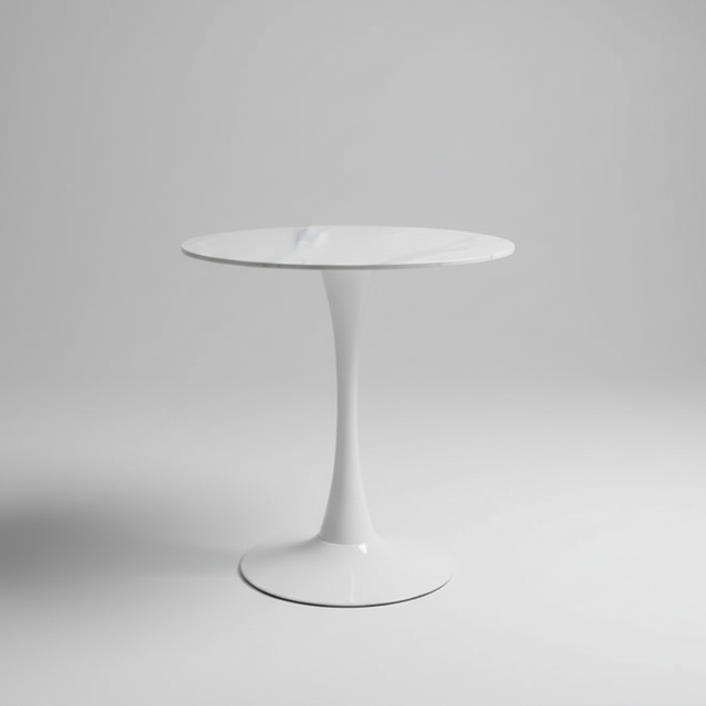 Dining Table - Modern Round with Tulip Base