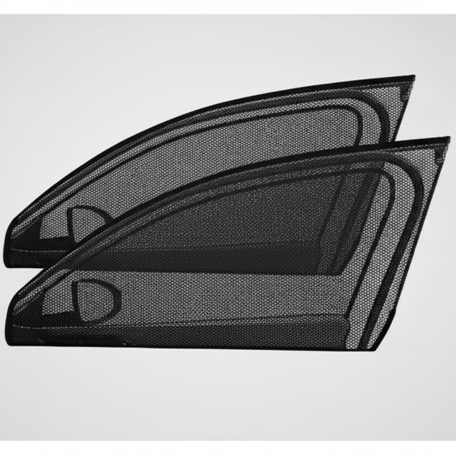 Car Sunshade - UV Protective Window Mesh (Pair) Travel Accessories Sun Shades