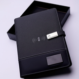 Smart Notebook - A5 Portfolio with Wireless Charging, Power Bank & Pendrive Office & Workspace Portfolios