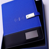 Smart Notebook - A5 Portfolio with Wireless Charging, Power Bank & Pendrive Office & Workspace Portfolios