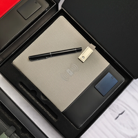 Smart Notebook - A5 Portfolio with Wireless Charging, Power Bank & Pendrive Office & Workspace Portfolios