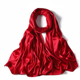 Scarf Set - Luxury Plain Silk Winter Cashmere Shawl for Women Bags & Luggage Scarves & Shawls