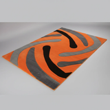 Paris Carpets Modern Design Abstract Patterns Grey Black White 7x10 Feet Home & Garden Rugs