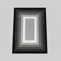 Paris Carpets Modern Design Abstract Patterns Grey Black White 7x10 Feet Home & Garden Rugs