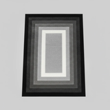 Paris Carpets Modern Design Abstract Patterns Grey Black White 7x10 Feet Home & Garden Rugs