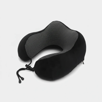 Memory Foam Travelling Neck Support Pillow U-Shape with Adjustable Strap Travel & Luggage Travel Pillows