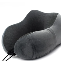 Memory Foam Travelling Neck Support Pillow U-Shape with Adjustable Strap Travel & Luggage Travel Pillows