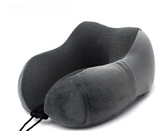 Memory Foam Travelling Neck Support Pillow U-Shape with Adjustable Strap