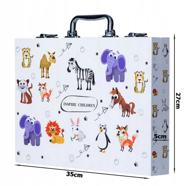 Art Set - 66-Piece Gift Drawing & Coloring Kit for Kids Kids & Baby Craft Kits