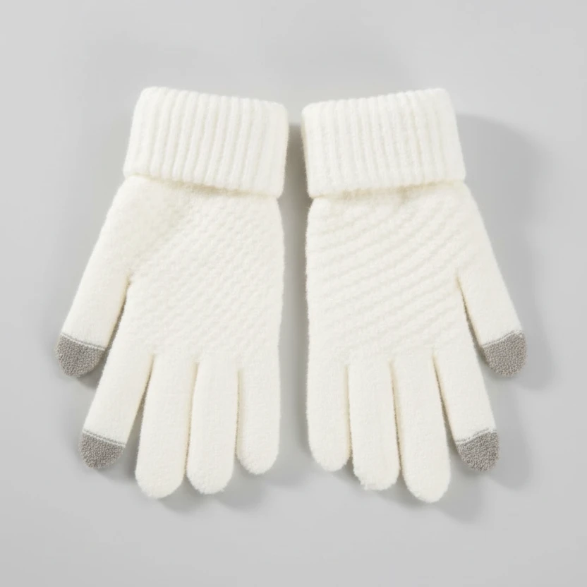 Winter Set - Authentic Cashmere Scarf Gloves Ear Muffs Gift Box Home & Garden Outfit Sets