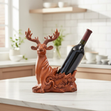 Wine Rack - Deer Head Decorative Sculpture Brown 25x12x31cm Home Decor Wine Racks