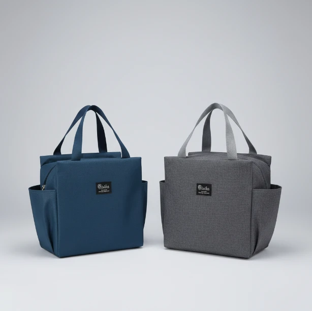 Lunch Bag - Large Capacity Cooler Thermal with Zipper Bags & Luggage Lunch Bags
