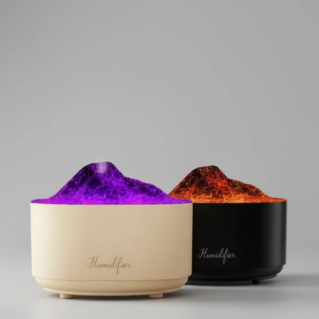 Volcano Aroma Diffuser - Ultrasonic Humidifier with LED Home Decor Ultrasonic Diffusers