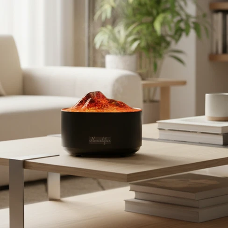 Volcano Aroma Diffuser - Ultrasonic Humidifier with LED Home Decor Ultrasonic Diffusers